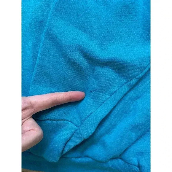 Vintage 80s Minnesota Crewneck Sweatshirt Bright Blue - Picture 11 of 11